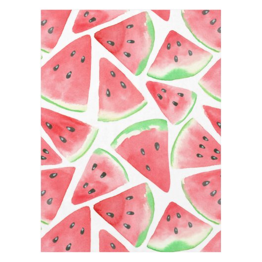 Wassermelonen-Schnittmuster Tischdecke (Vorderseite)