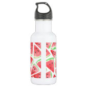 Wassermelonen-Schnittmuster Trinkflasche (Rückseite)