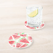 Wassermelonen-Schnittmuster Untersetzer (Seite)