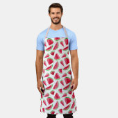 Wassermelonen-Schürze Schürze (Getragen)