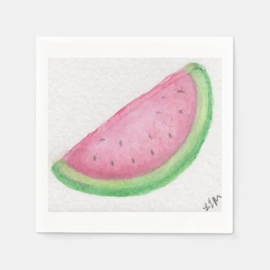 Wassermelonen Serviette (Vorderseite)