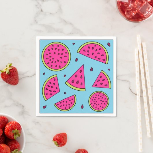 Wassermelonen Servietten (Beispiel)