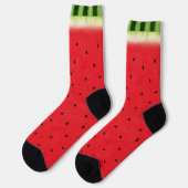 Wassermelonen Socken (Linkes Detail)