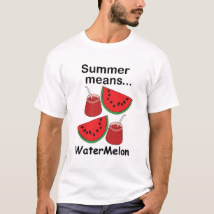 Wassermelonen Sommer Bedeutet Wassermelonen Frucht T-Shirt