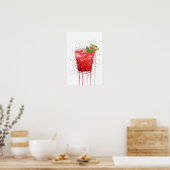 Wassermelonen-Sorbet Poster (Küche)