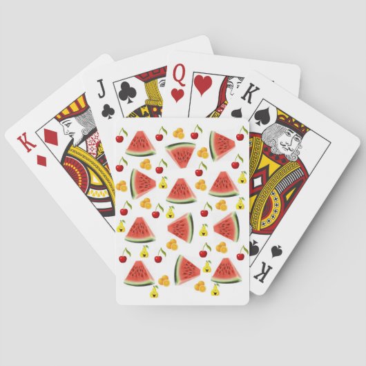 Wassermelonen Spielkarten-Deck Spielkarten (Rückseite)