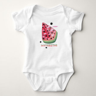 Wassermelonen-Stern Baby Strampler