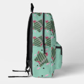 Wassermelonen-Stern-Planet Bedruckter Rucksack (Links)