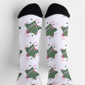 Wassermelonen-Stern-Planet Socken (Oben)