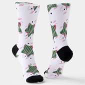 Wassermelonen-Stern-Planet Socken (Gewinkelt)