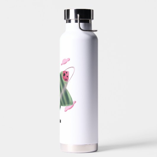 Wassermelonen-Stern-Planet  Trinkflasche (Links)
