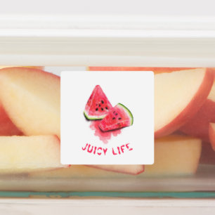 Wassermelonen-Sticker - Benutzerdefinierter Text Etiketten