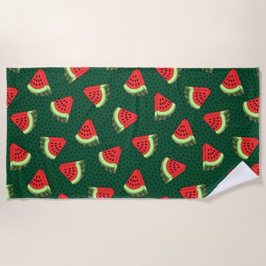 Wassermelonen Strandtuch (Vorderseite)