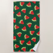 Wassermelonen Strandtuch (Vorderseite)