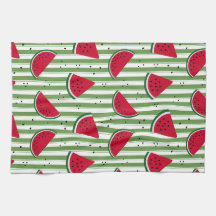 Wassermelonen-Streifen-Nahtloses Muster