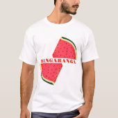Wassermelonen T-Shirt Bangaranga Text (Vorderseite)