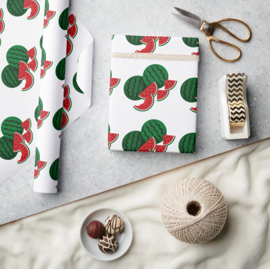 Wassermelonen-Tag Geschenkpapier (Kunsthandwerk)