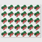 Wassermelonen-Tag Geschenkpapier (Flach)