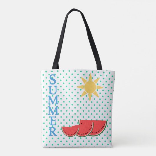 Wassermelonen Tasche (Rückseite)