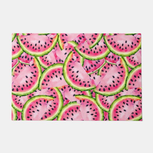 Wassermelonen-Überraschung-Fußmatte Fußmatte (Vorderseite)