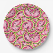 Wassermelonen-Überraschungspapierplatten Pappteller (Vorderseite)