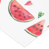 Wassermelonen und Herz Kurzer Tischläufer (Ecke)