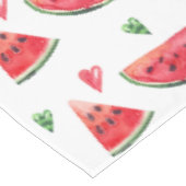 Wassermelonen und Herz Tischdecke (Schrägansicht)
