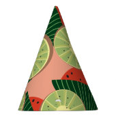 Wassermelonen und Kiwis Partyhütchen (Rechts)