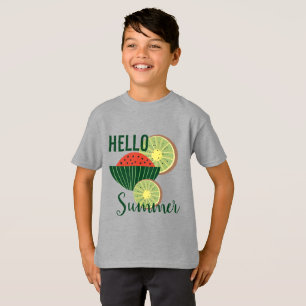 Wassermelonen und Kiwis T-Shirt