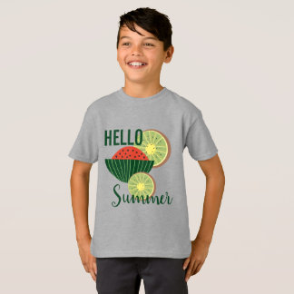 Wassermelonen und Kiwis T-Shirt