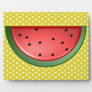 Wassermelonen und Polstern Fotoplatte