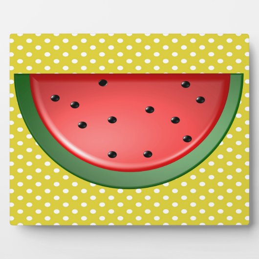 Wassermelonen und Polstern Fotoplatte (Vorderseite)