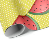 Wassermelonen und Polstern Geschenkpapier (Rolleneckpunkt)