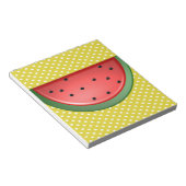 Wassermelonen und Polstern Notizblock (angewinkelt)