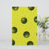 Wassermelonen und Saatgut Briefpapier (Stehend Vorderseite)