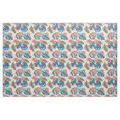 Wassermelonen- und tropisches Monstera-Muster Stoff (Fat Quarter (45,7 x 55,9 cm))