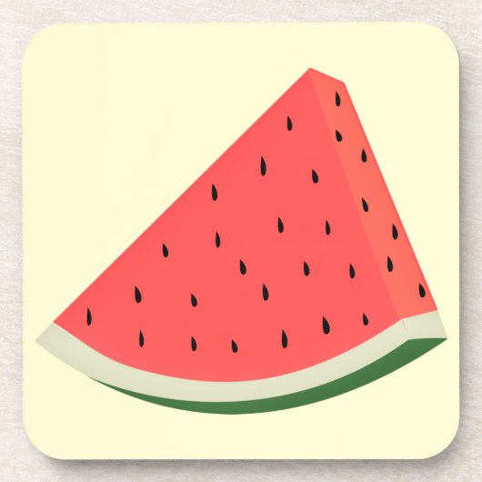 Wassermelonen Untersetzer - Ihre Farben (Vorderseite)