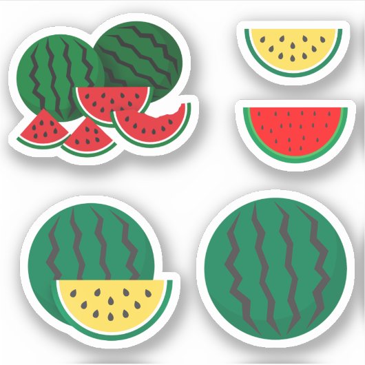 Wassermelonen-Varietät Aufkleber (Vorderseite)