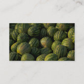 Wassermelonen Visitenkarte (Rückseite)
