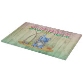 Wassermelonen-Wälder und Strand-Gnome mit Palmen Schneidebrett (Ecke)