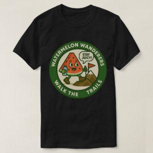 Wassermelonen-Wanderer Wandern Auf Den Wegen T-Shirt
