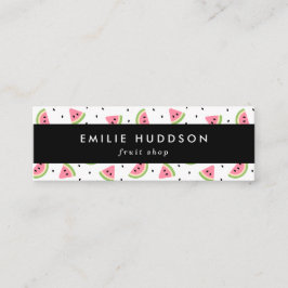 Wassermelonen, Wassermelonen, Obstladen Mini Visitenkarte