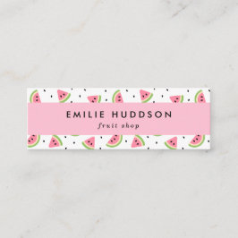 Wassermelonen, Wassermelonen, Obstladen Mini Visitenkarte