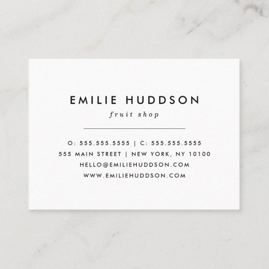 Wassermelonen, Wassermelonen, Obstladen Visitenkarte (Rückseite)