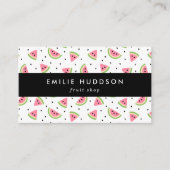 Wassermelonen, Wassermelonen, Obstladen Visitenkarte (Vorderseite)