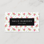 Wassermelonen, Wassermelonen, Obstladen Visitenkarte (Vorderseite)