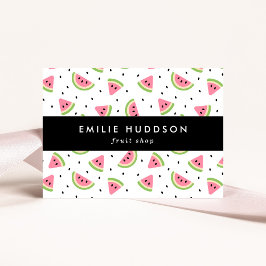 Wassermelonen, Wassermelonen, Obstladen Visitenkarte