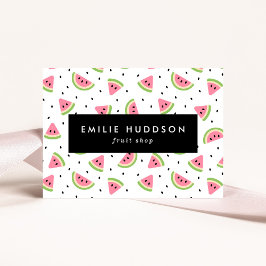Wassermelonen, Wassermelonen, Obstladen Visitenkarte