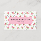 Wassermelonen, Wassermelonen, Obstladen Visitenkarte (Vorderseite)