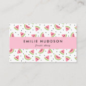 Wassermelonen, Wassermelonen, Obstladen Visitenkarte (Vorderseite)